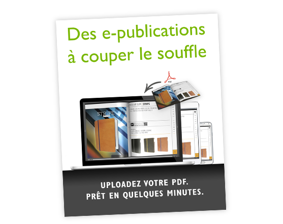 Lien vers votre magazine en ligne, e-folder ou flipbook